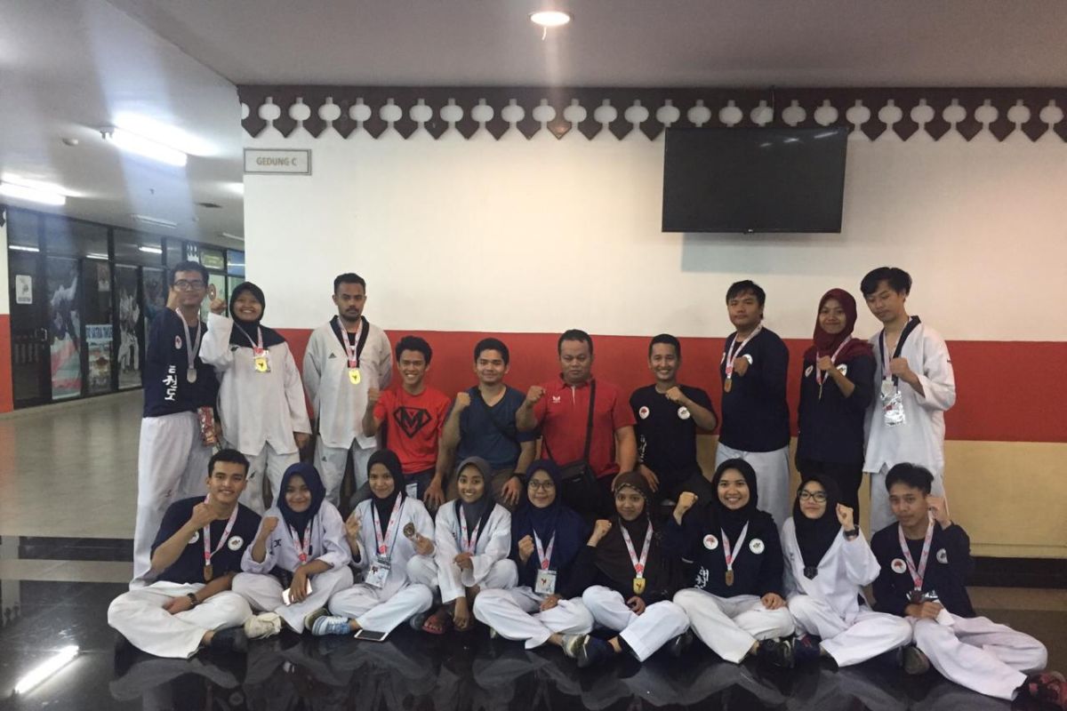 Mahasiswa Universitas Pancasila raih tujuh emas Taekwondo