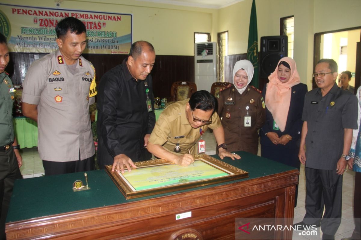 PN Rantau Canangkan Zona Integritas WBK dan WBBM