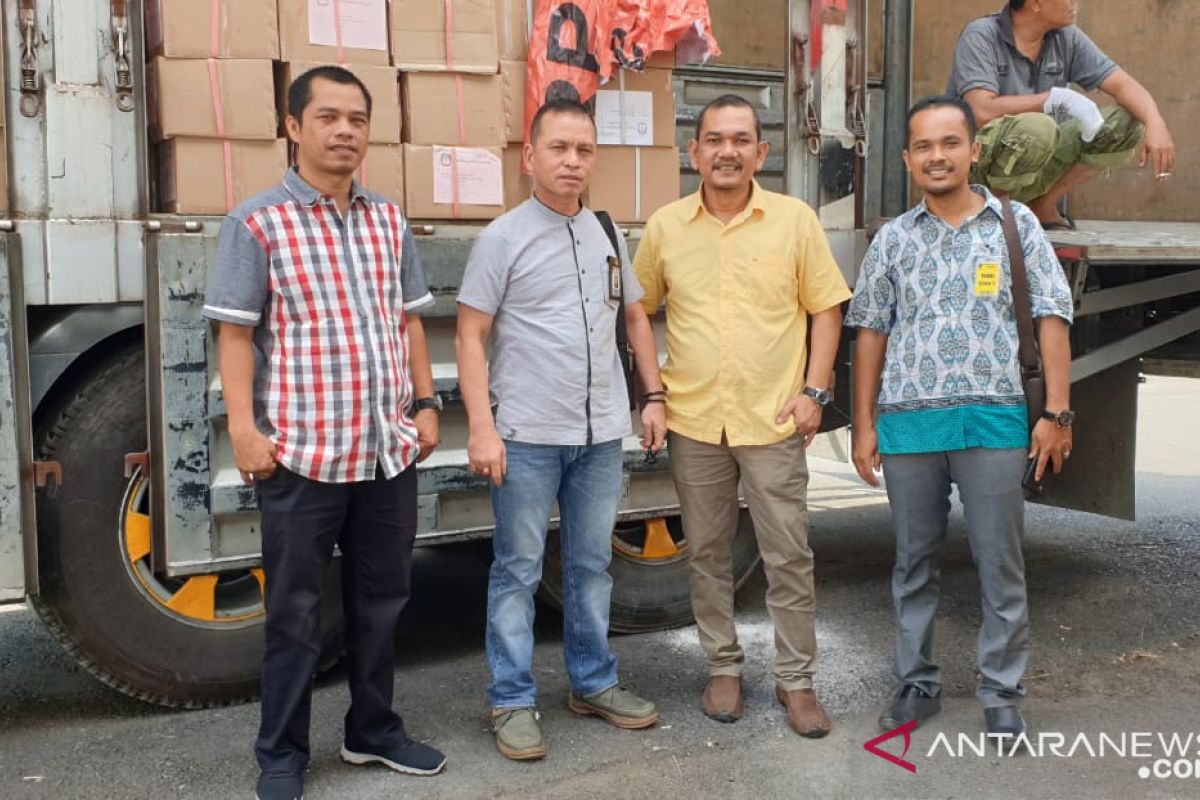 Surat suara untuk Padangsidimpuan tiba di Medan