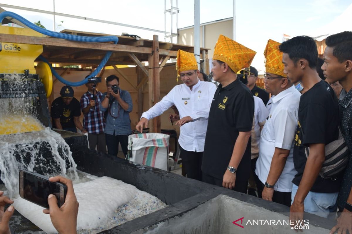 Sampah di Kota Palu kini bisa ditukar dengan emas