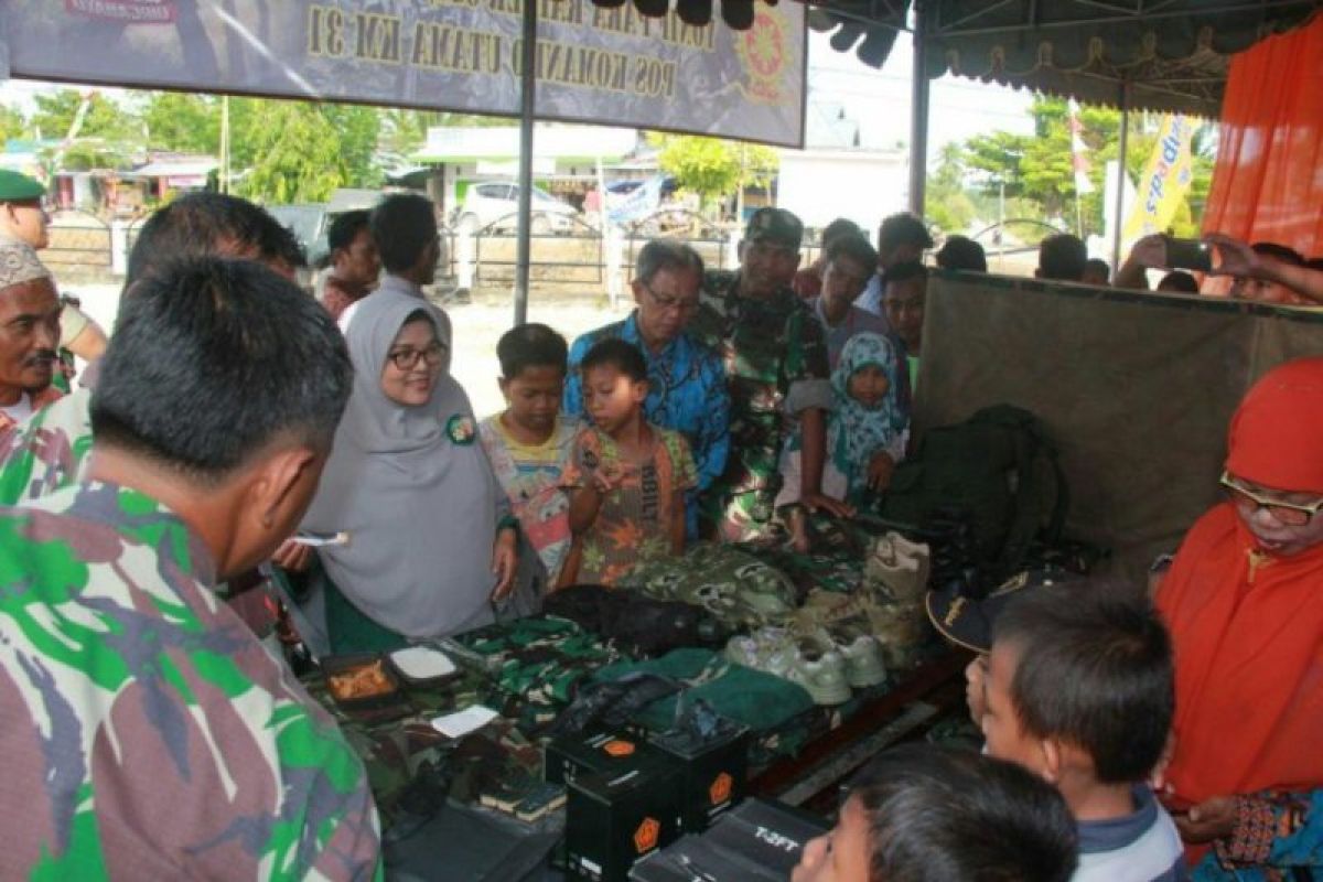 TNI gelar pameran militer peringati HUT Kampung Sanggaria