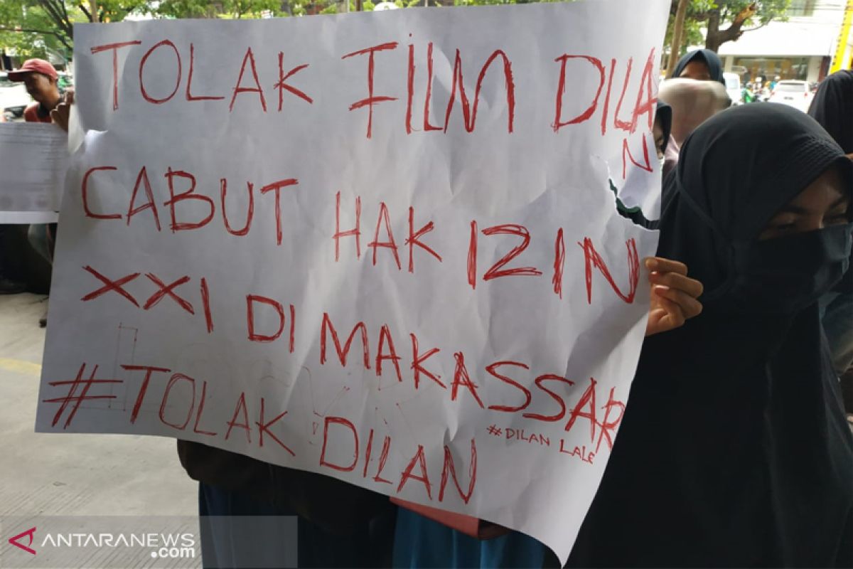 Mahasiswa kembali tolak film Dilan 1991 di Makassar