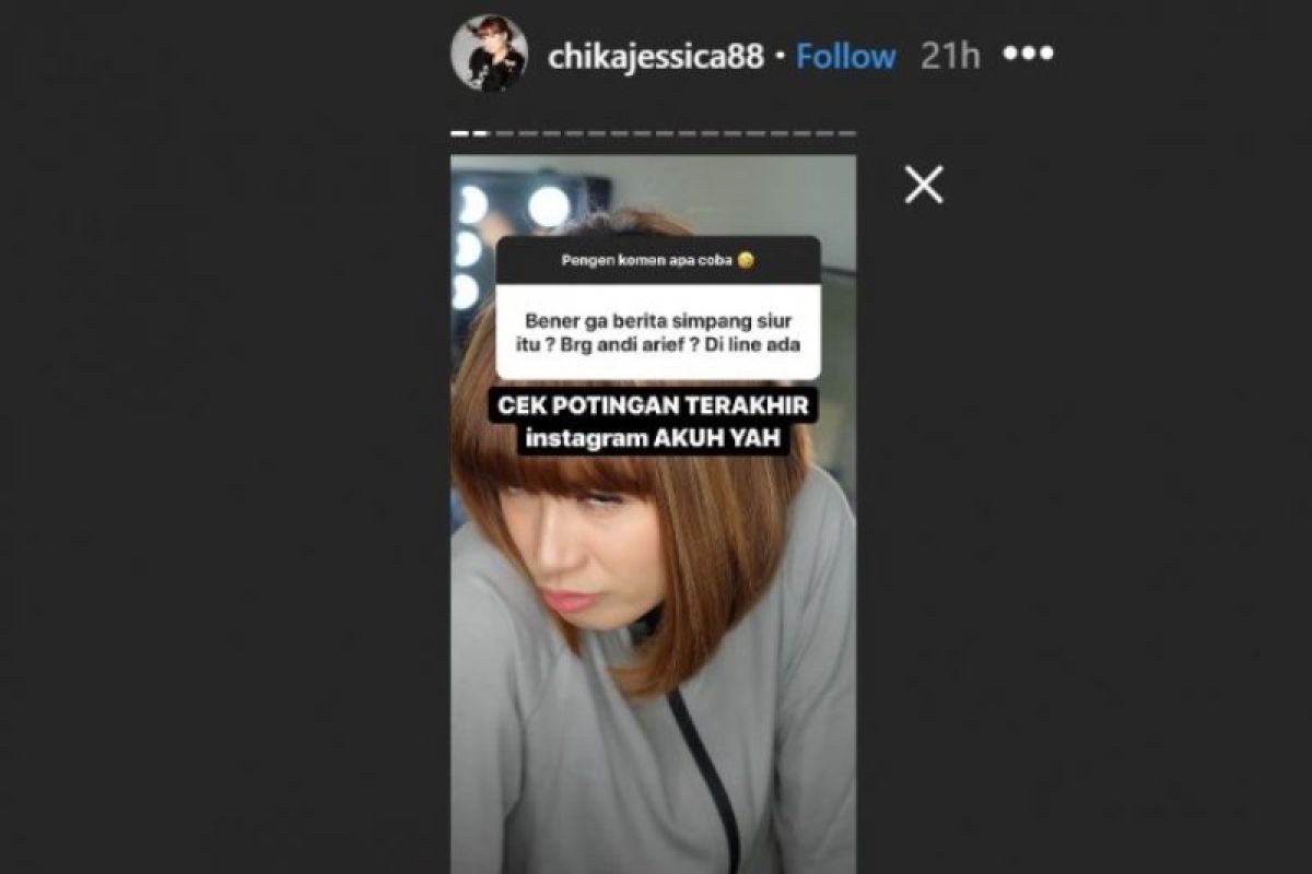 Chika Jessica bantah kabar ditangkap bersama Andi Arief