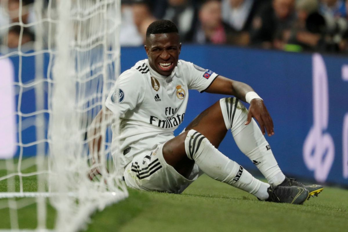 Sepakbola - Alami cedera, Vinicius akan absen membela Madrid dua bulan