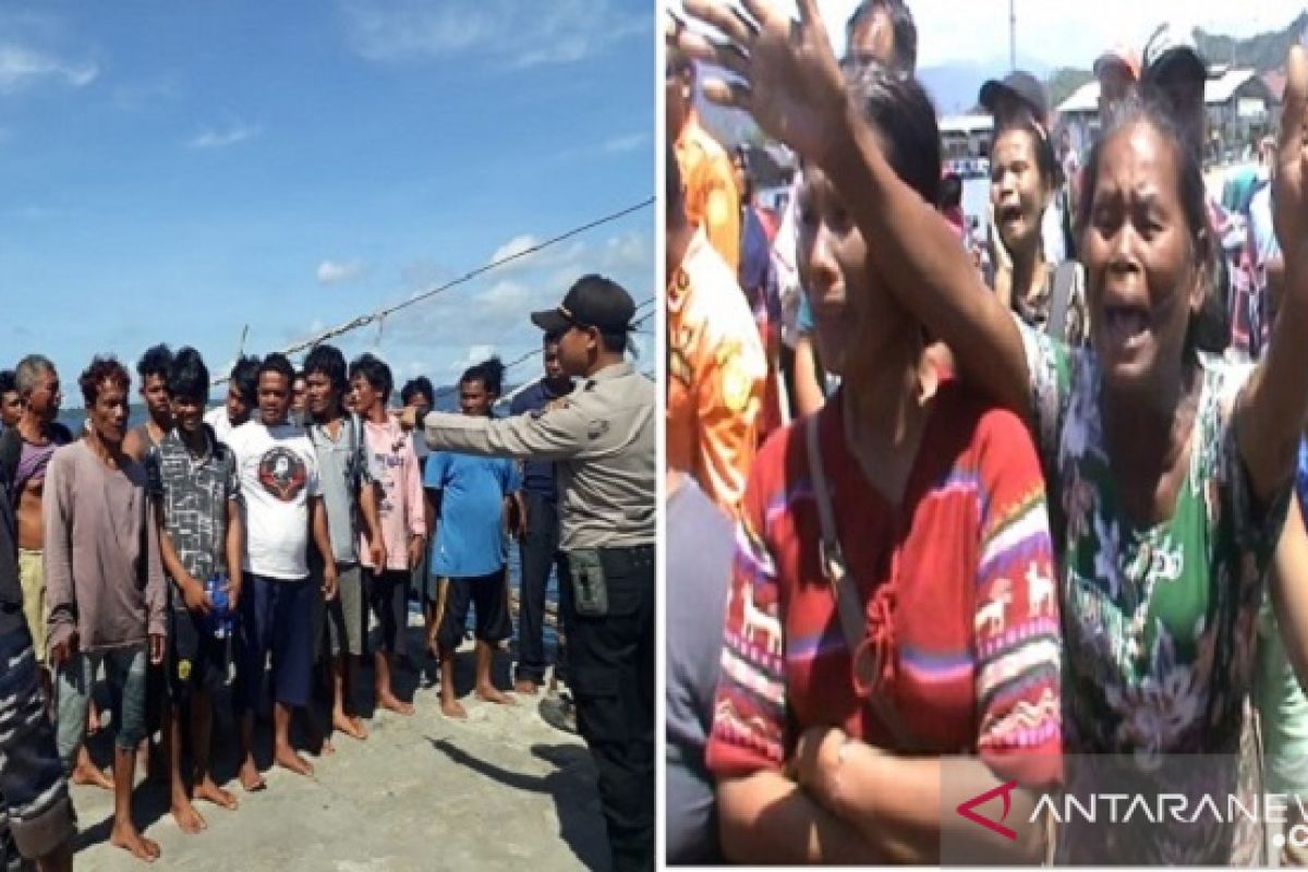Disambut isak tangis keluarga, 19 ABK Formosa tiba di Sibolga