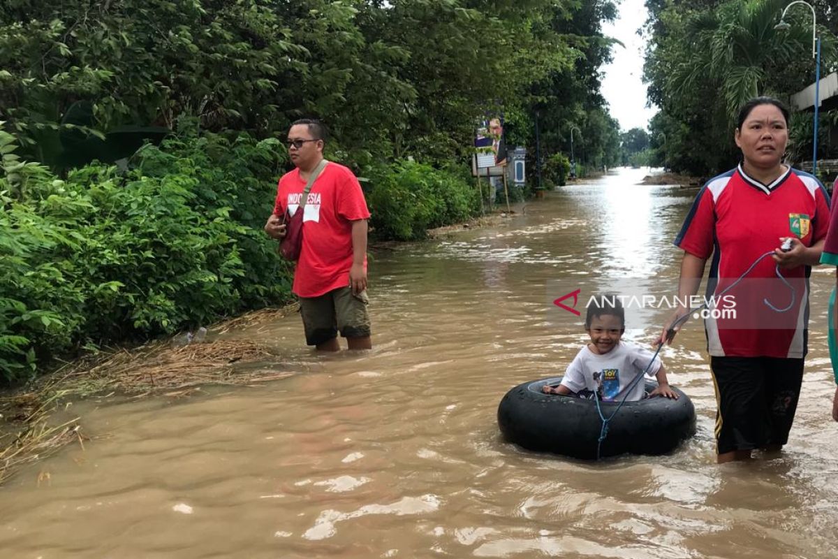 Banjir di Madiun Mulai Surut