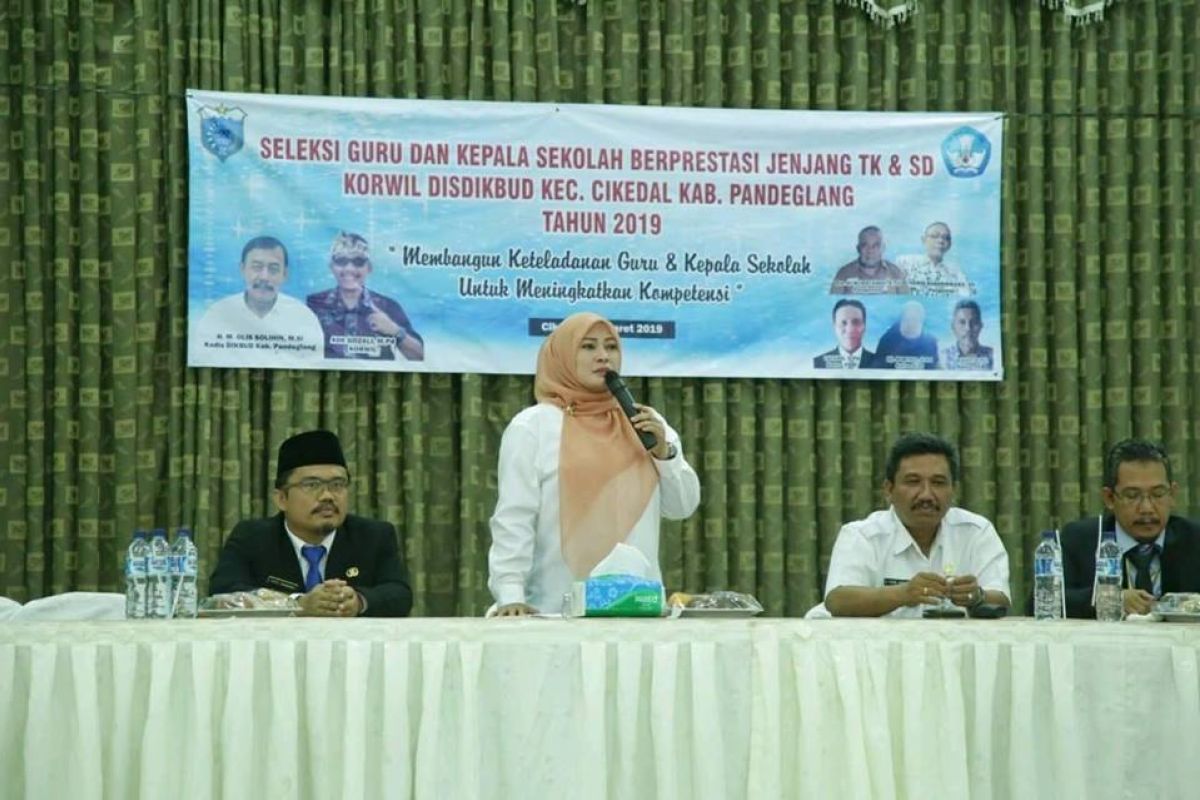 Bupati Pandeglang minta kepala sekolah dan guru profesional