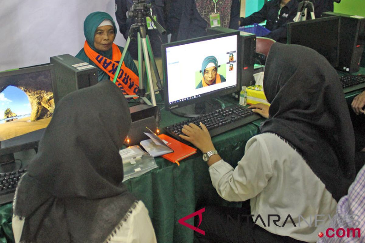 4.650 CJH Riau sudah lakukan rekam biometrik untuk penerbitan visa haji