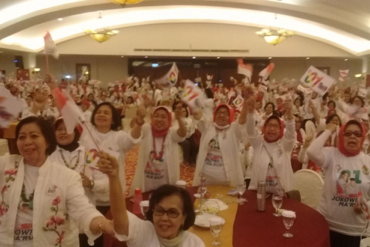 Srikandi Jala Nusantara deklarasikan dukungan Jokowi-Ma'ruf Amin