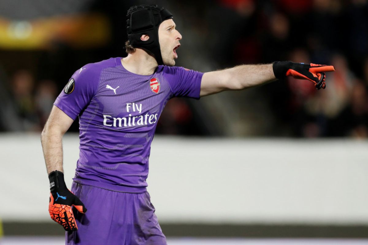 Petr Cech yakin Arsenal bisa atasi defisit gol di leg kedua