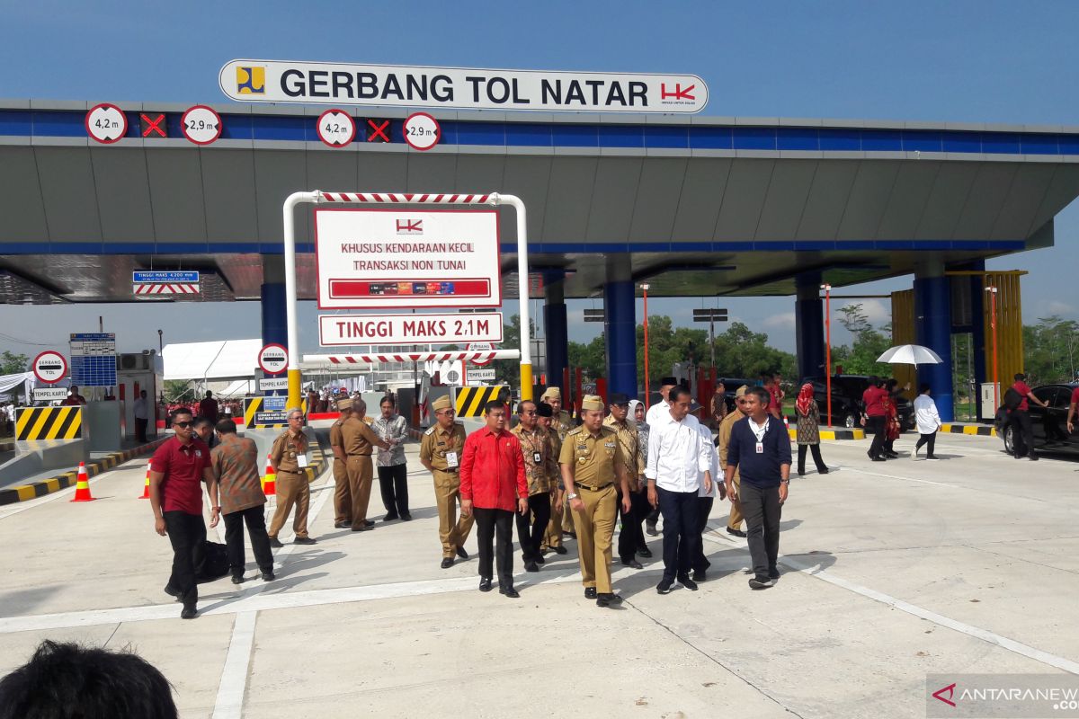 Tol terpanjang diresmikan Presiden di Lampung