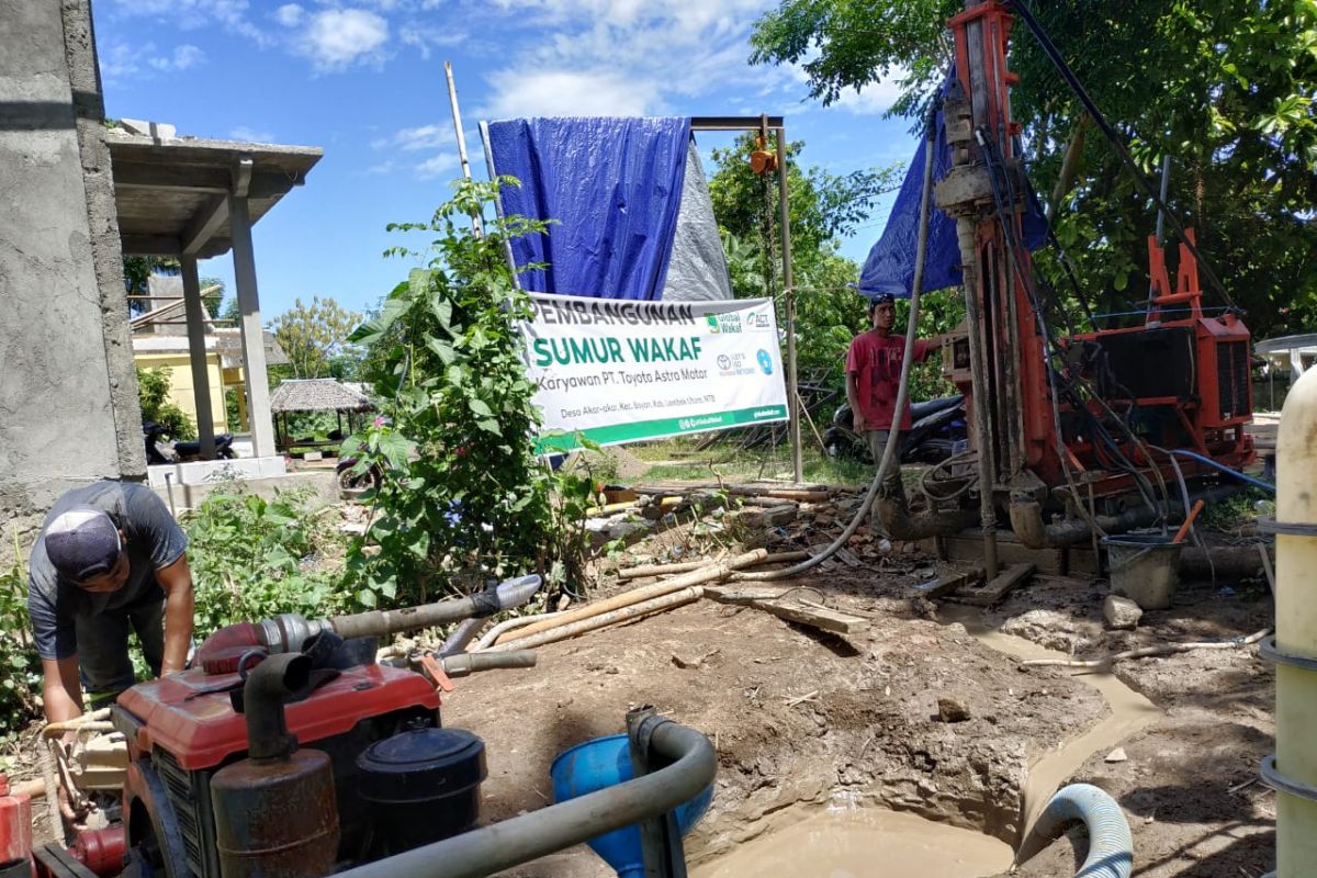 ACT bangun sumur wakaf untuk korban gempa Lombok