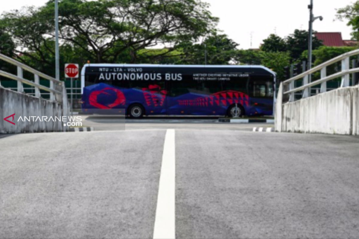 Volvo luncurkan bus listrik tanpa pengemudi di Singapura