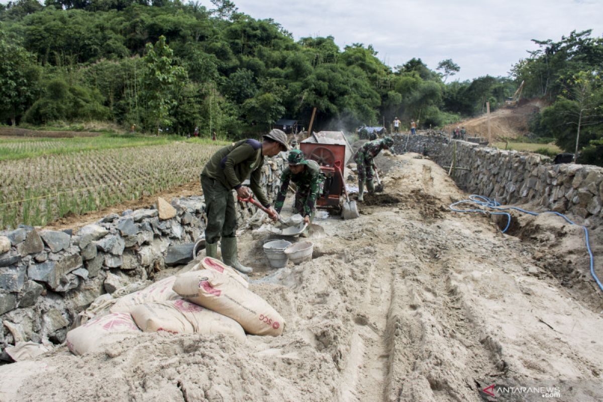 Pembangunan fisik TMMD capai 90 persen