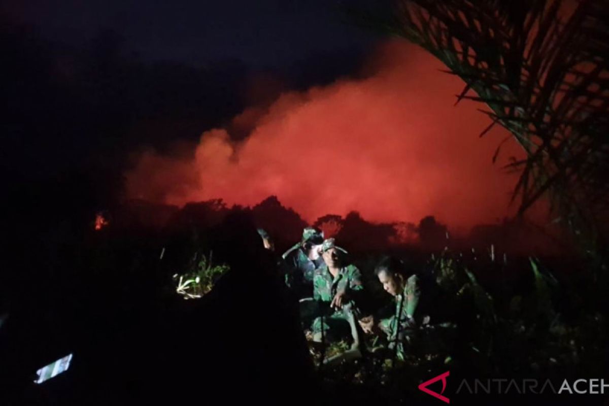 BPBD sebutkan 900 meter lahan gambut Aceh Barat terbakar