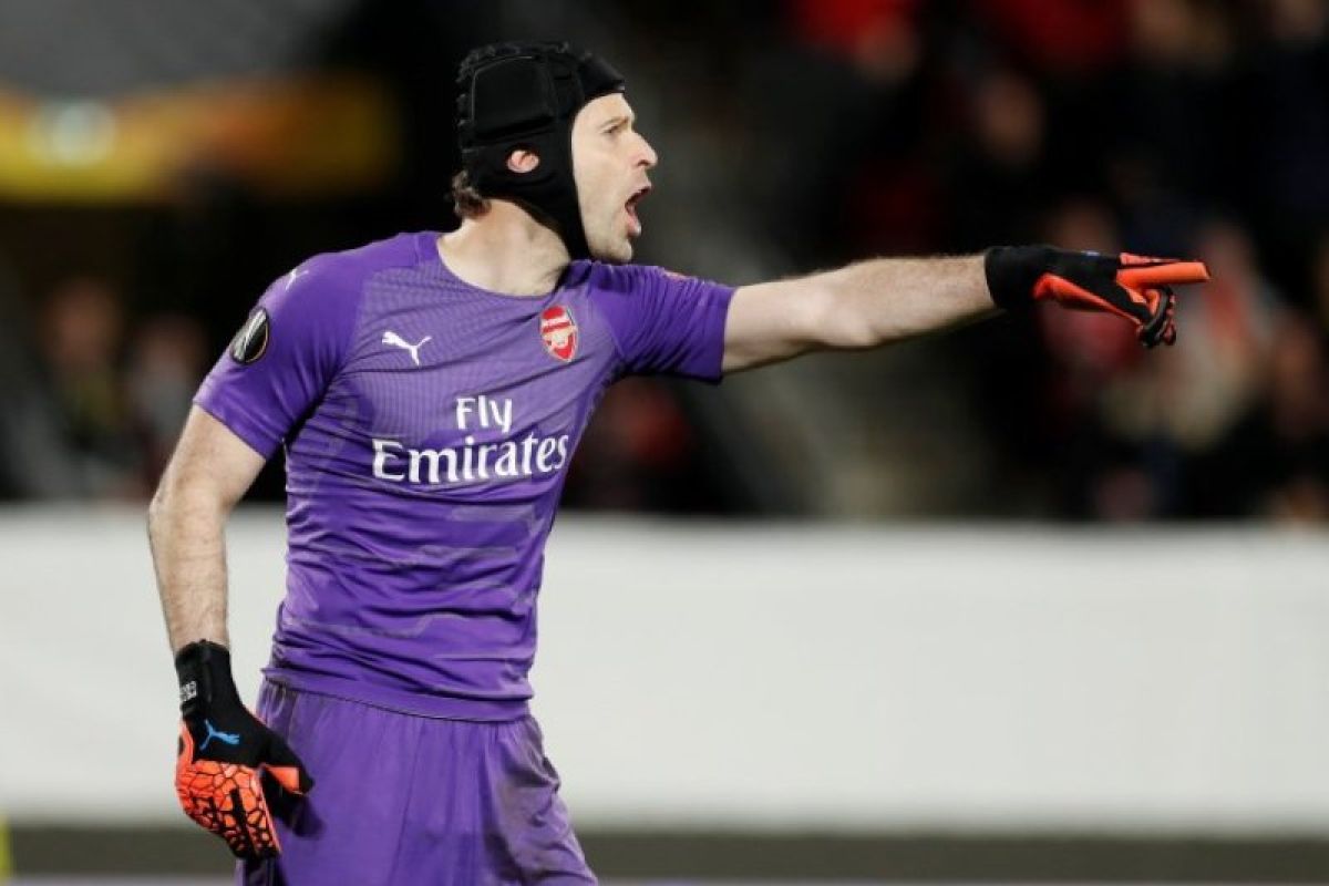 Petr Cech yakin Arsenal bisa atasi defisit gol di leg kedua