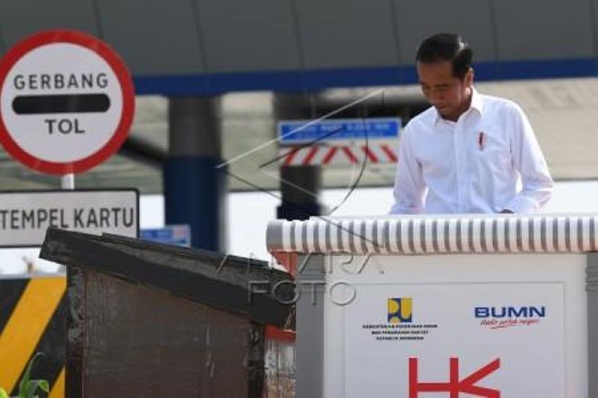 Presiden Jokowi tinjau pembangunan infrastruktur di Lampung