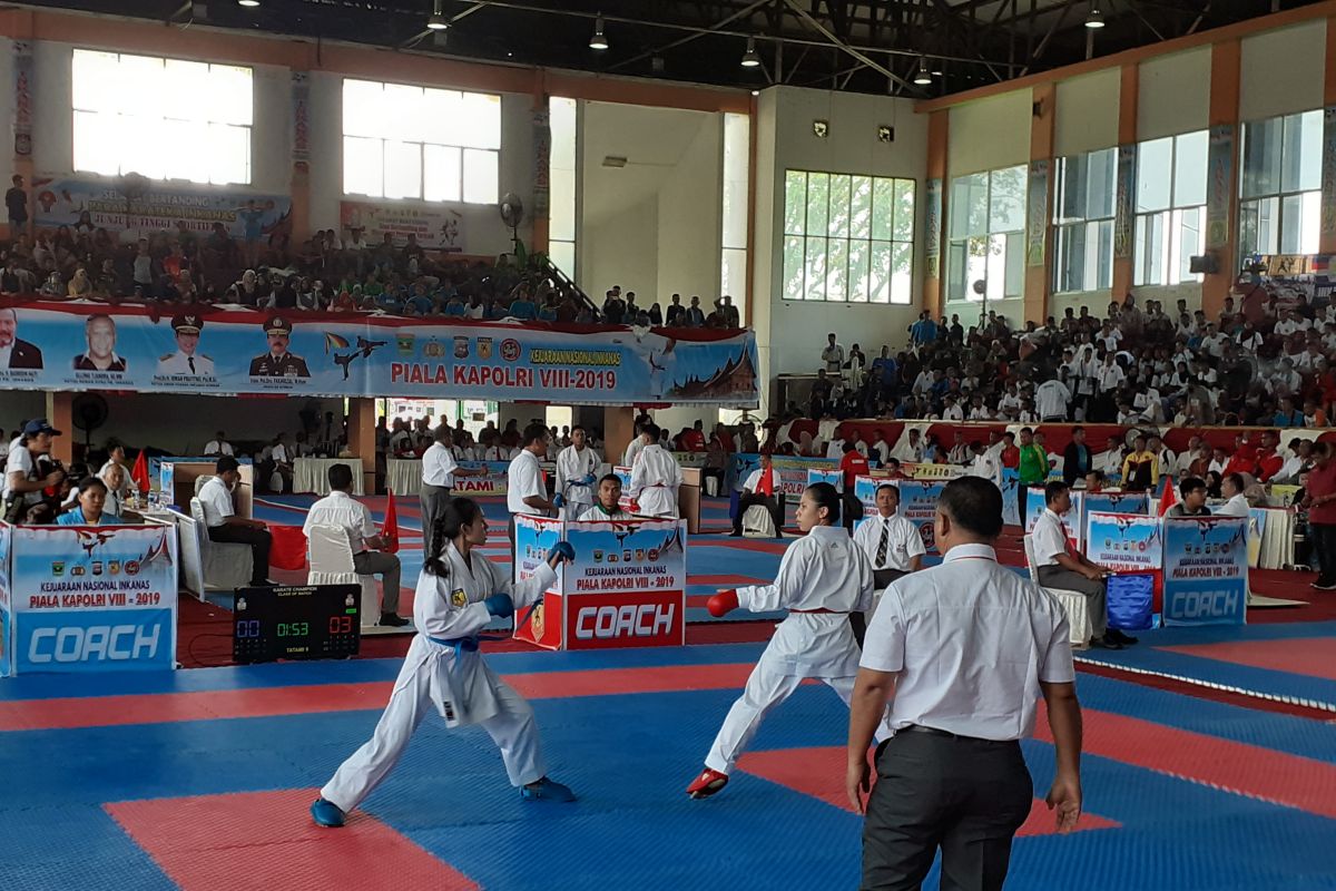 Ribuan atlet ikuti Kejurnas Karate Inkanas Piala Kapolri 2019