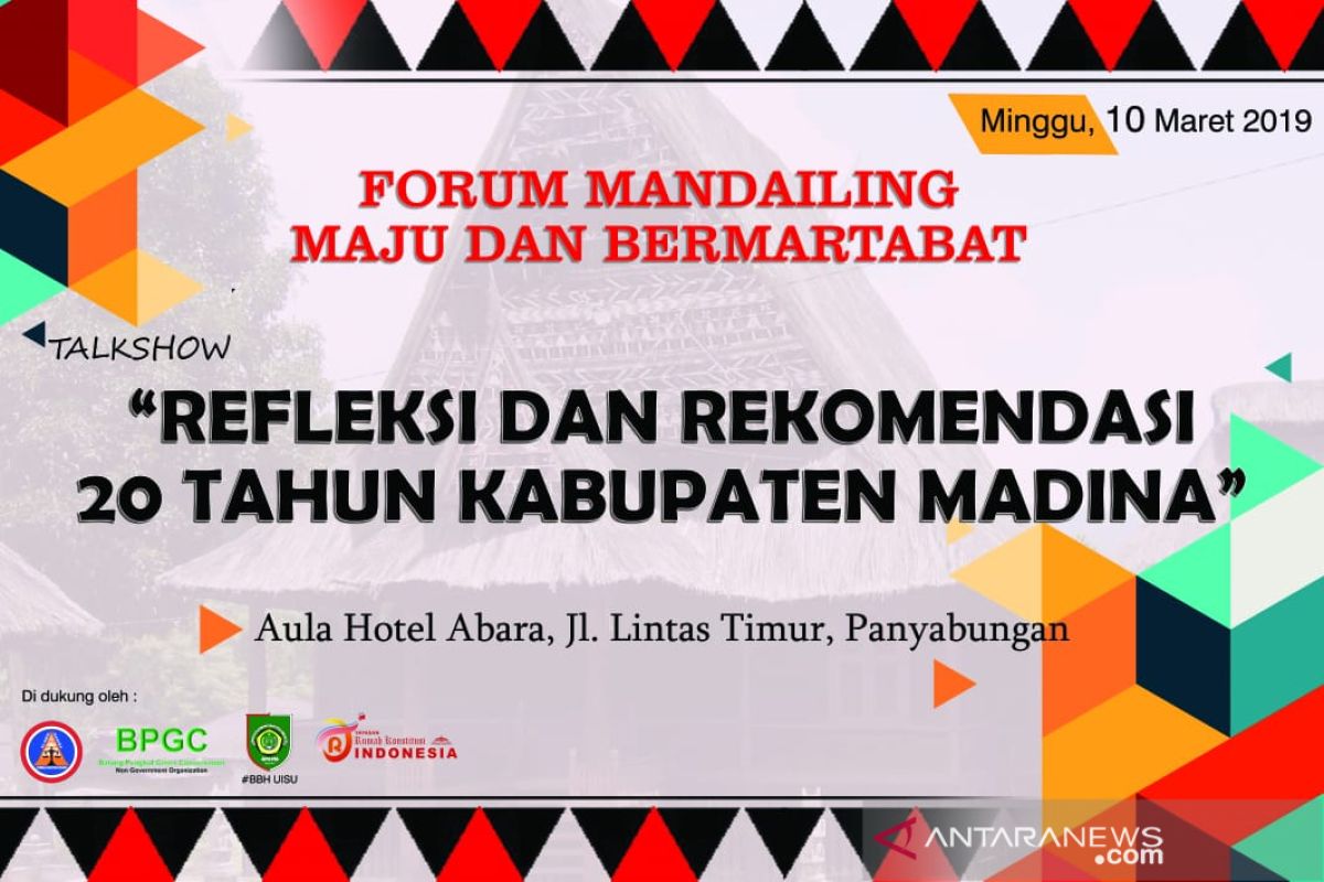 FMMB gelar talkshow refleksi dan rekomendasi 20 tahun Madina