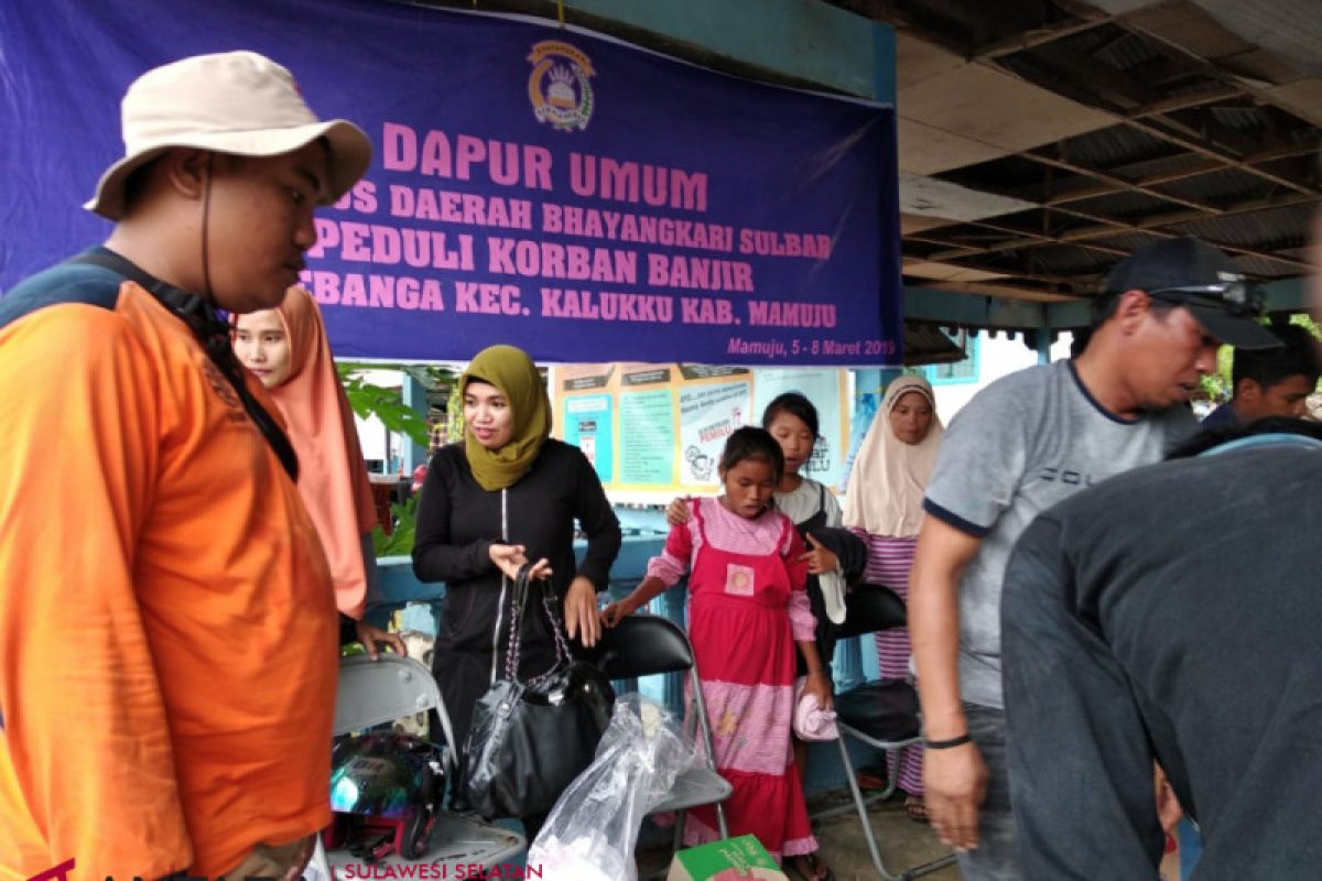 Pengungsi korban banjir Mamuju mulai terserang gatal-gatal