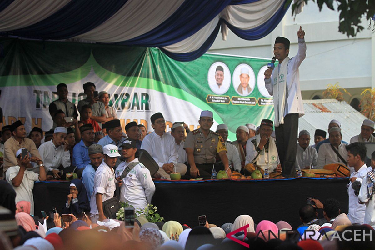 Tabligh Akbar UAS di Aceh Barat