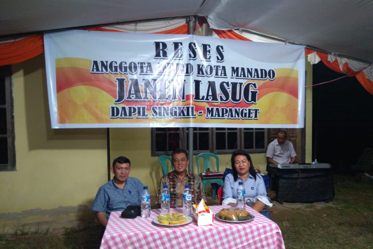 Anggota DPRD Manado Janen Lasug reses di Kombos Timur