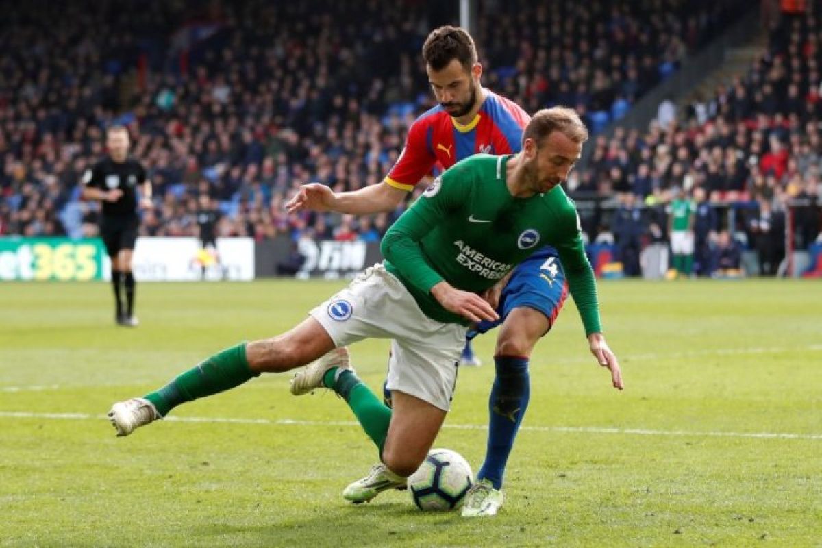 Brighton jauhi zona degradasi setelah kalahkan Crystal Palace