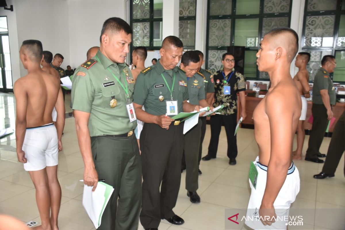 TNI seleksi 37 calon Tamtama dari 3T