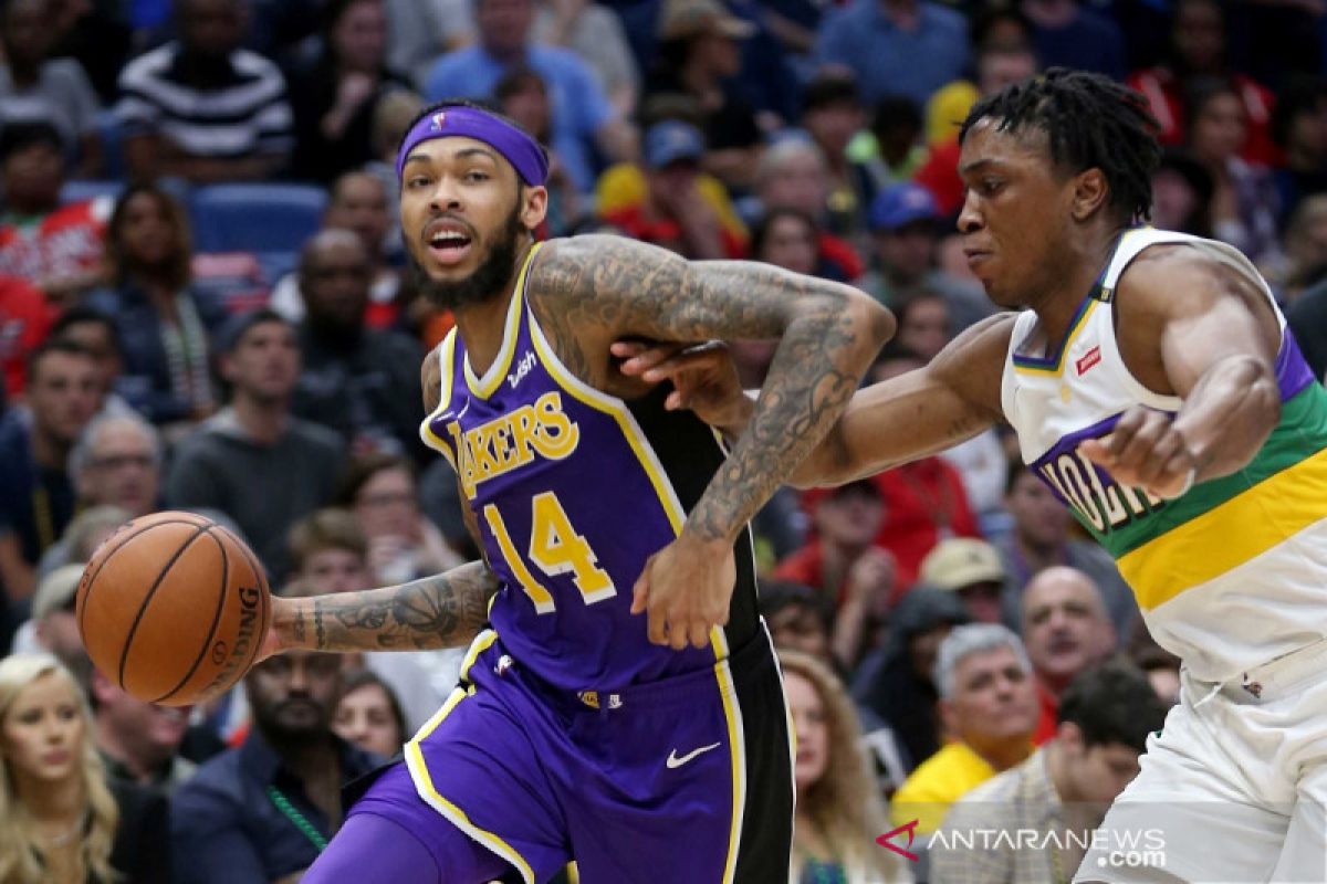 Lakers bakal lakoni sisa musim tanpa Brandon Ingram