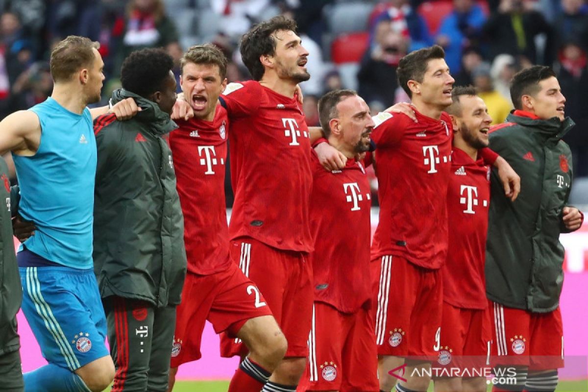 Hasil dan klasemen Liga Jerman, Muenchen gusur Dortmund dari puncak