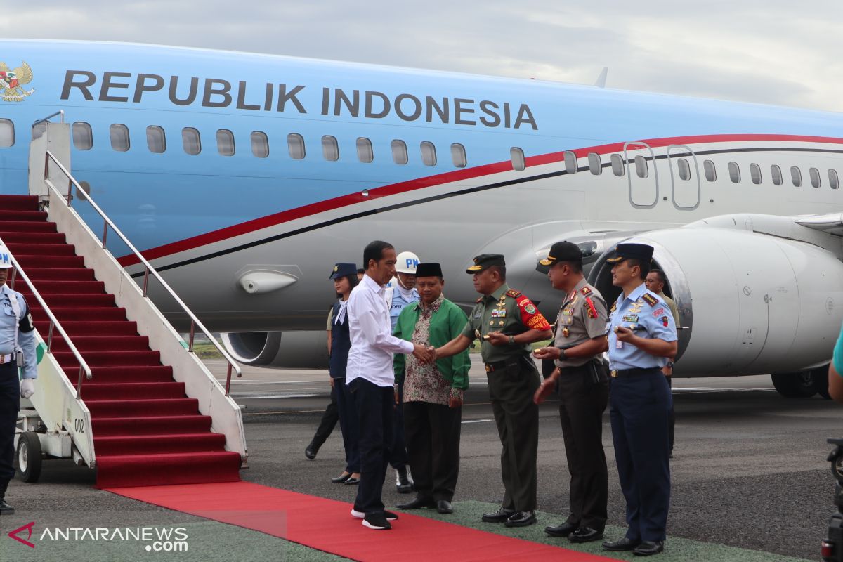 Presiden Joko Widodo mulai kunjungan kerja di Bandung