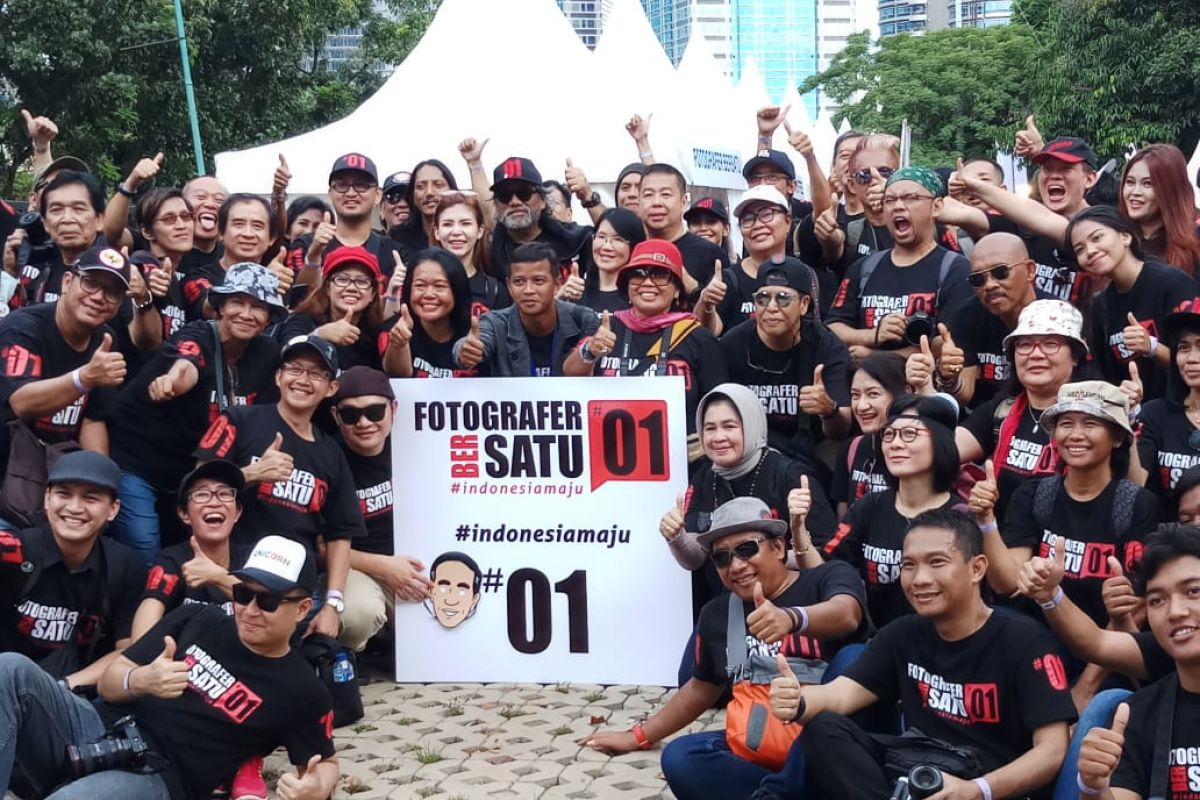 Fotografer Bersatu deklarasi dukung Jokowi-Ma'ruf