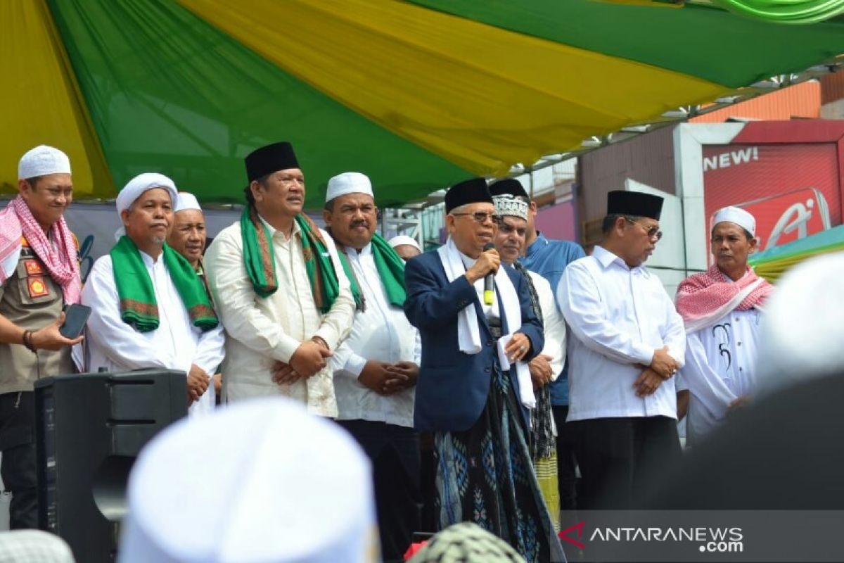 Menantu Jokowi dampingi Ma'ruf silaturahmi di Padangsidimpuan