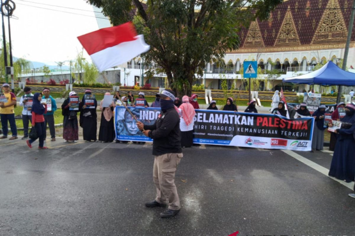 ACT Sumbar gelar aksi solidaritas untuk Palestina