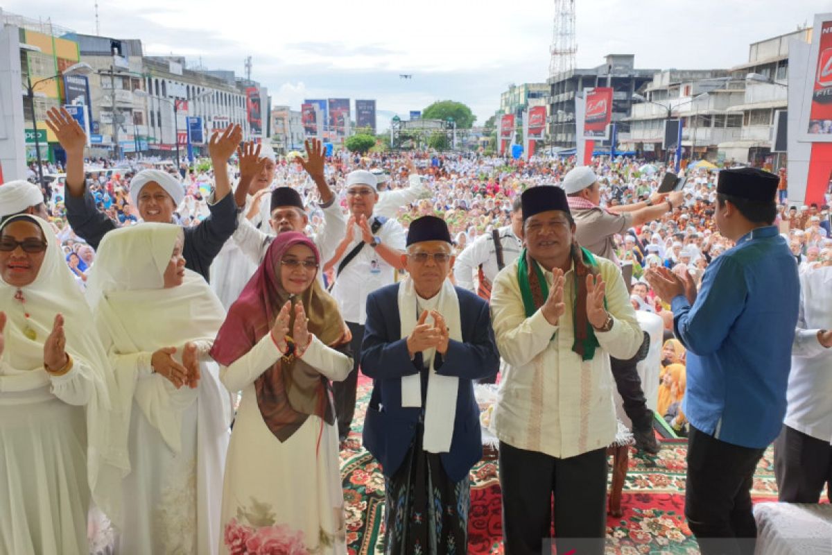 Ma'ruf jajaki Padang Lawas dan Mandailing Natal