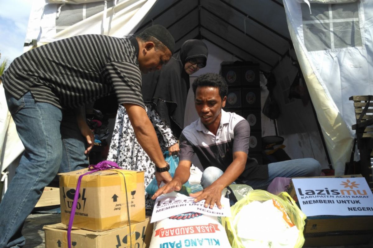 Lazismu bantu korban kebakaran rumah di Aceh Barat