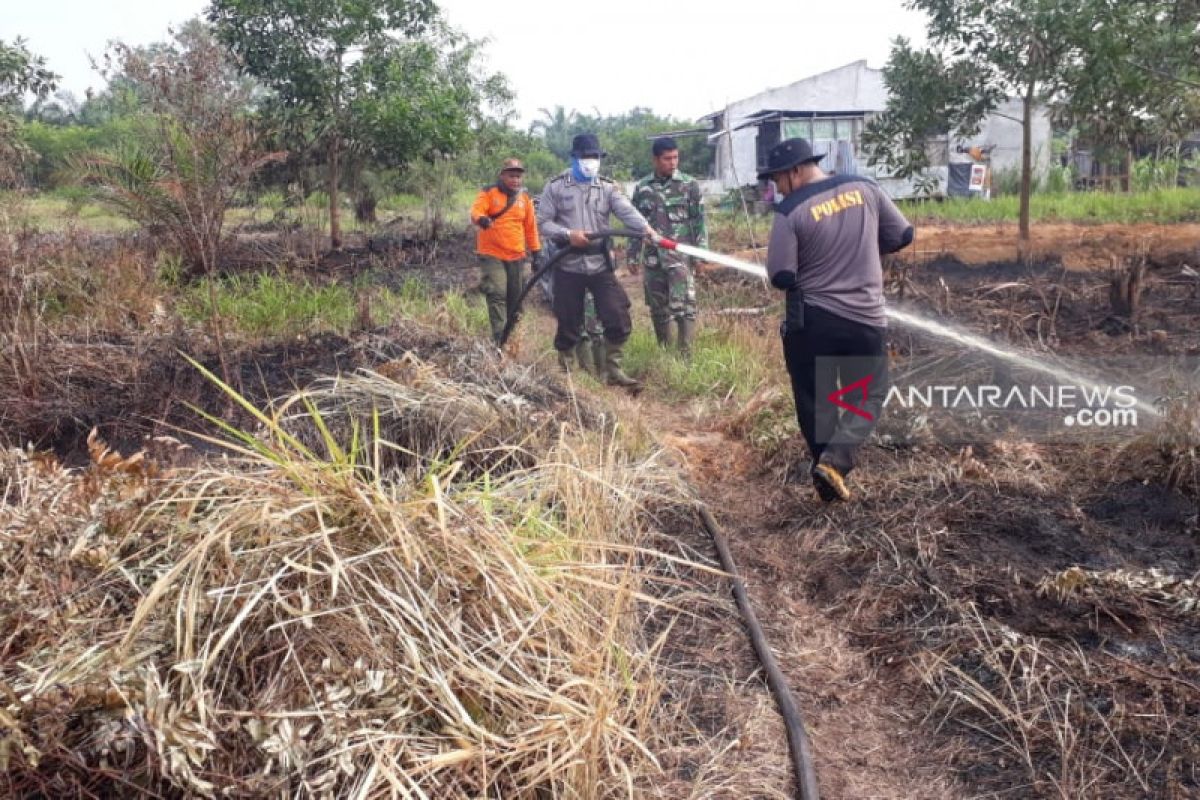 Luas kebakaran hutan dan lahan di Riau 1.761 hektare