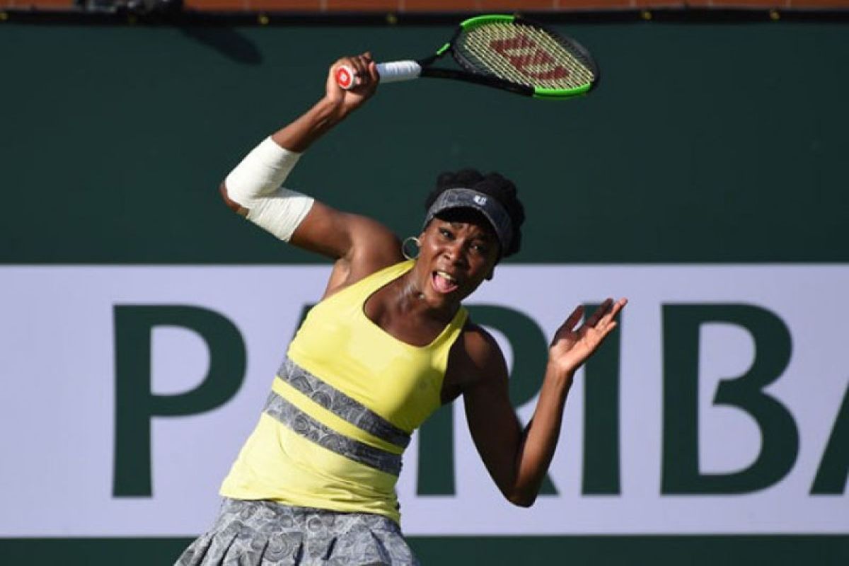 Venus Williams lalui babak pertama Nature Valley dengan permainan cepat