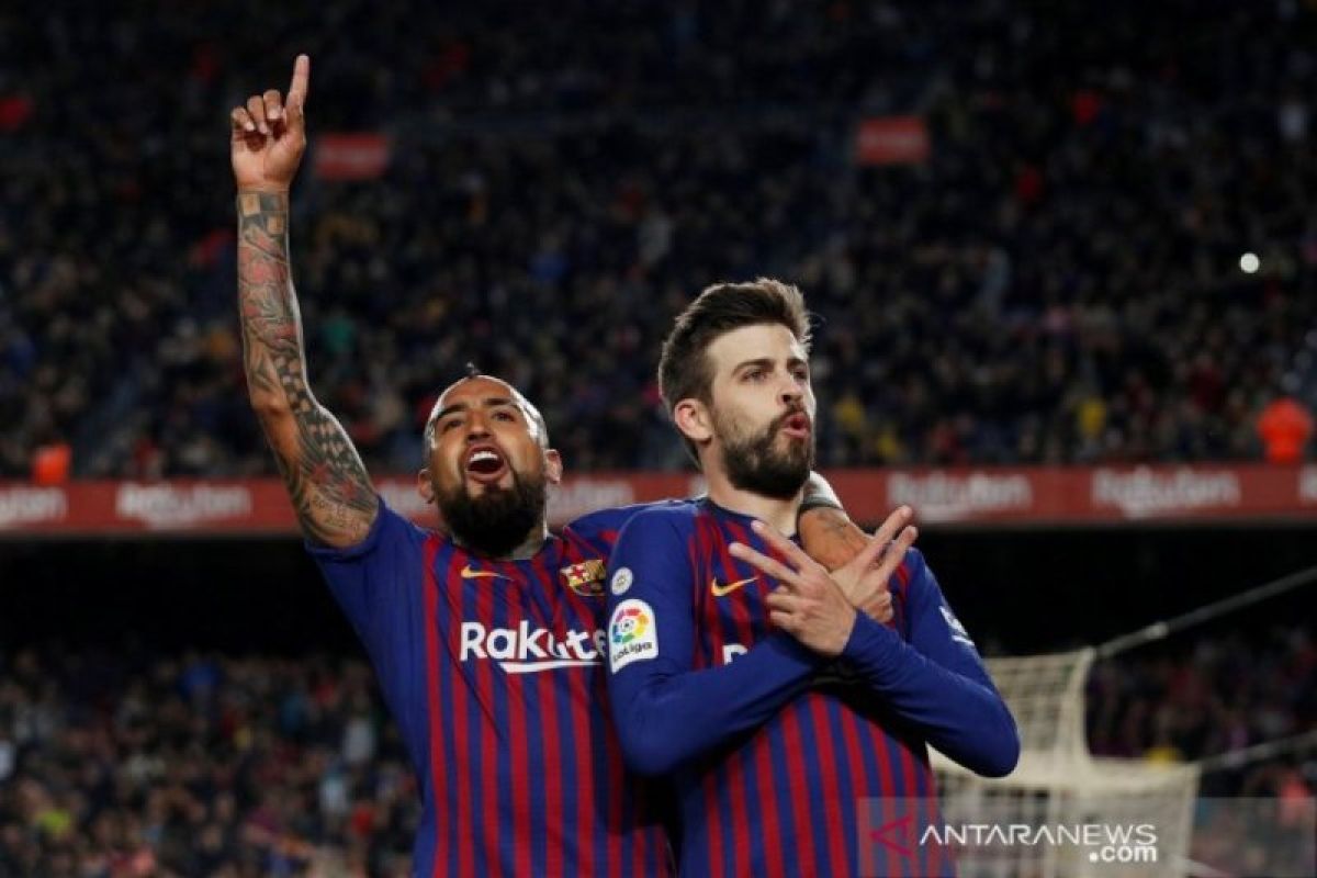 Hasil dan klasemen Liga Spanyol, Barcelona aman di puncak