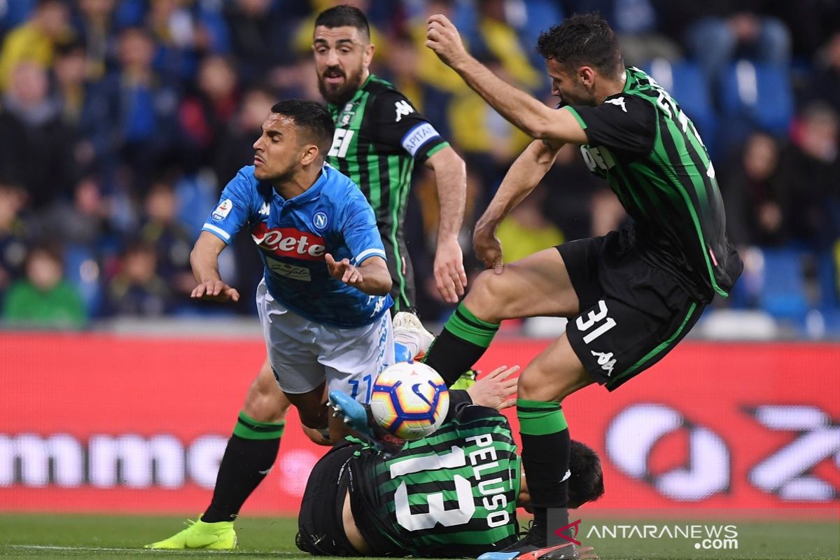 Hasil dan klasemen Liga Italia, Napoli terjegal Juventus kian terdepan