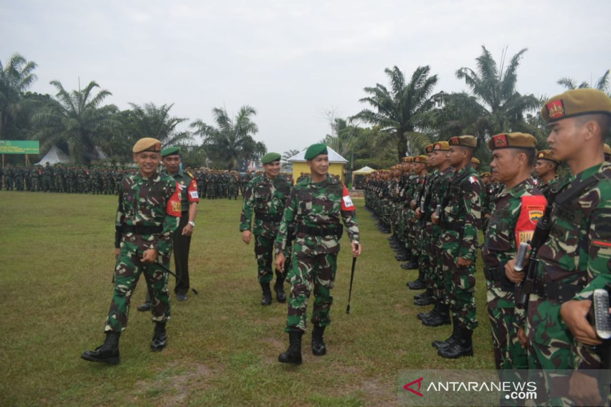 Siap jaga Pemilu 2019, Kodim 0204/DS lakukan gelar apel pasukan