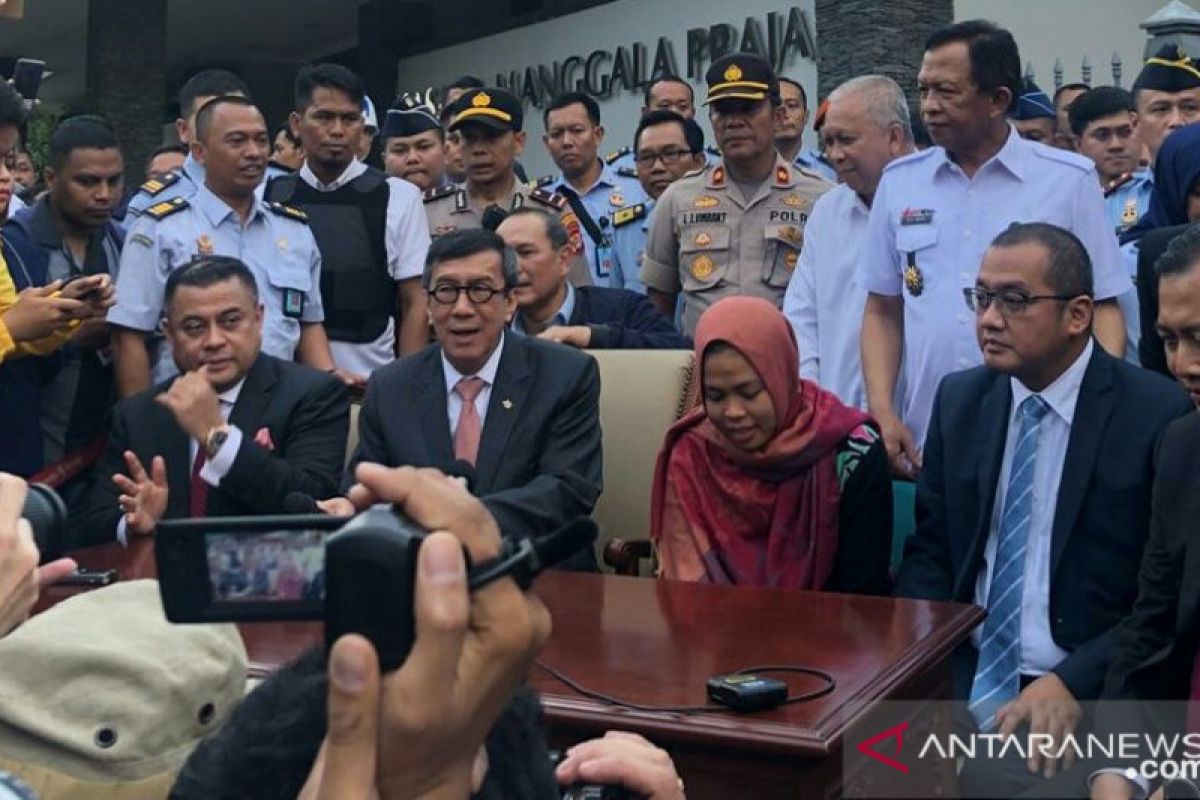 Menkumham tegaskan pembebasan Aisyah sesuai hukum di Malaysia