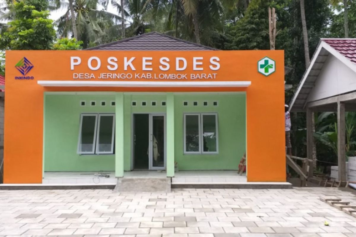 Inkindo bangun Poskesdes untuk korban gempa Lombok