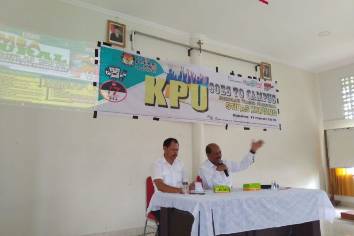 KPU NTT sosialisasi pemilu pada lima kampus