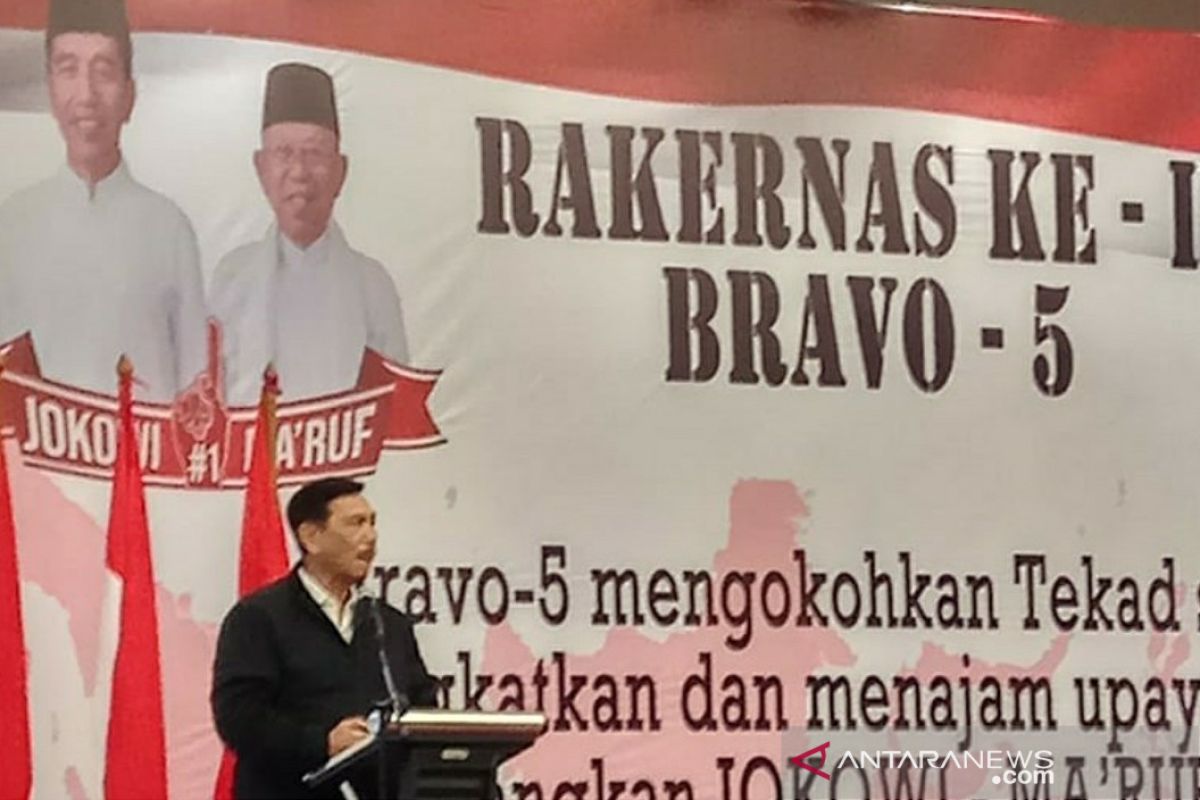 Relawan Bravo 5 bertekad menangkan Jokowi-Ma'ruf Amin di seluruh provinsi