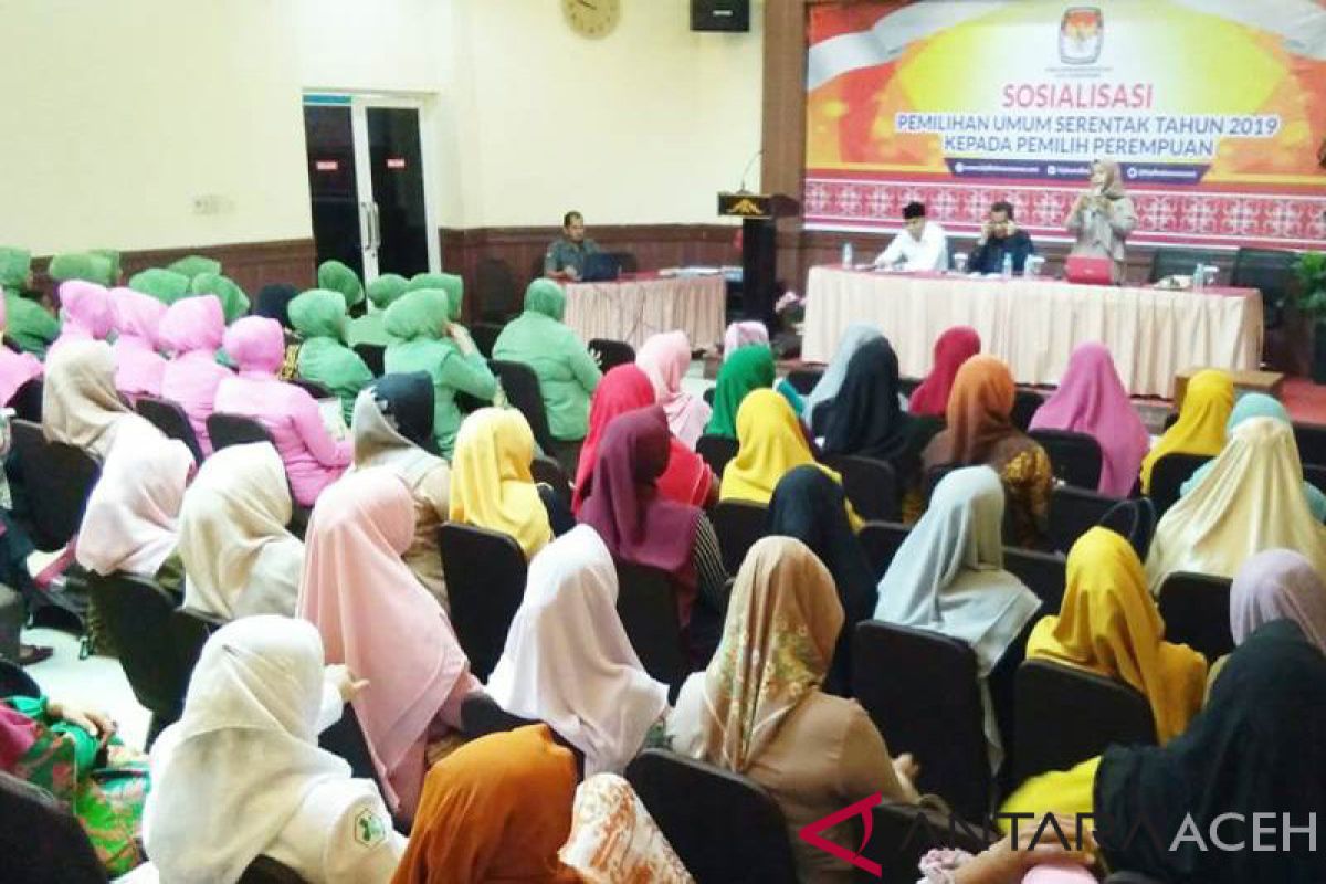 KIP Lhokseumawe sosialisasi pemilu kepada pemilih perempuan