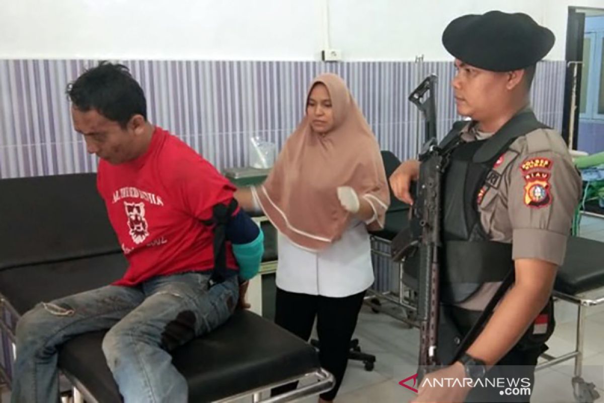 Polisi lumpuhkan pria ancam bakar BNI 46 di Dumai