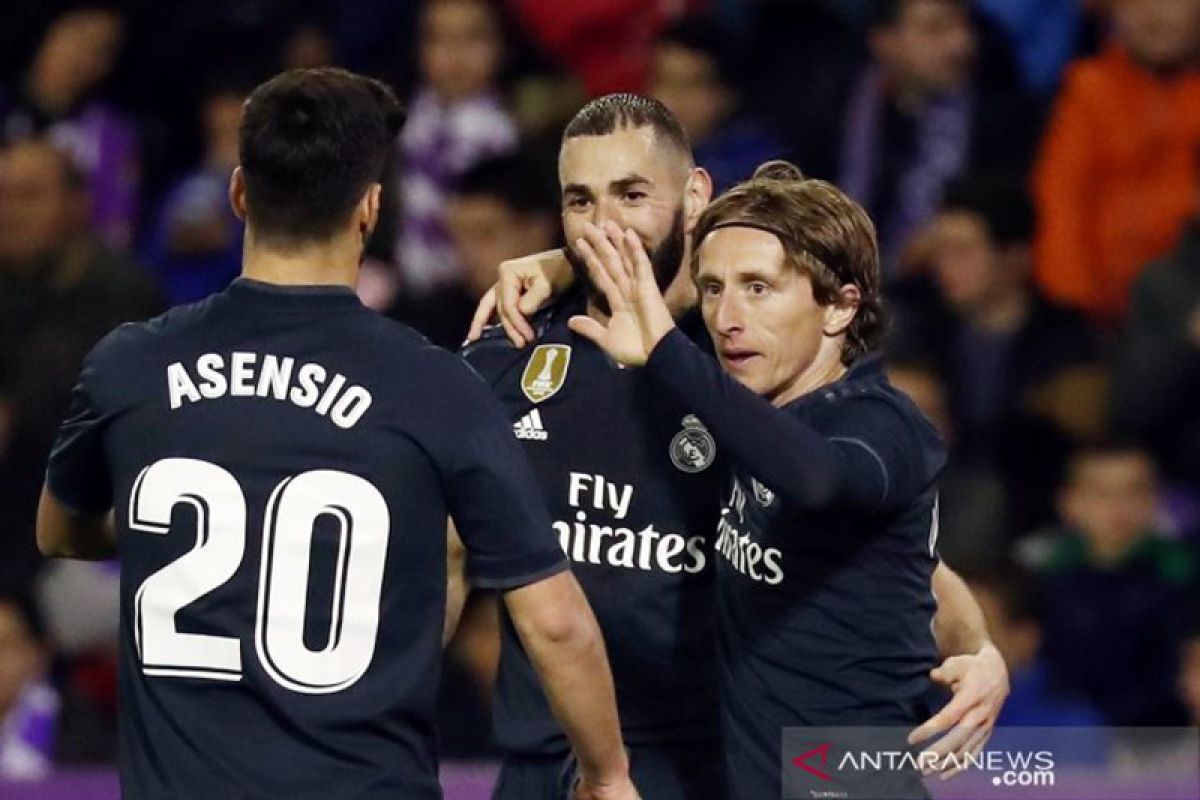 Real Madrid tekuk Valladolid 4-1