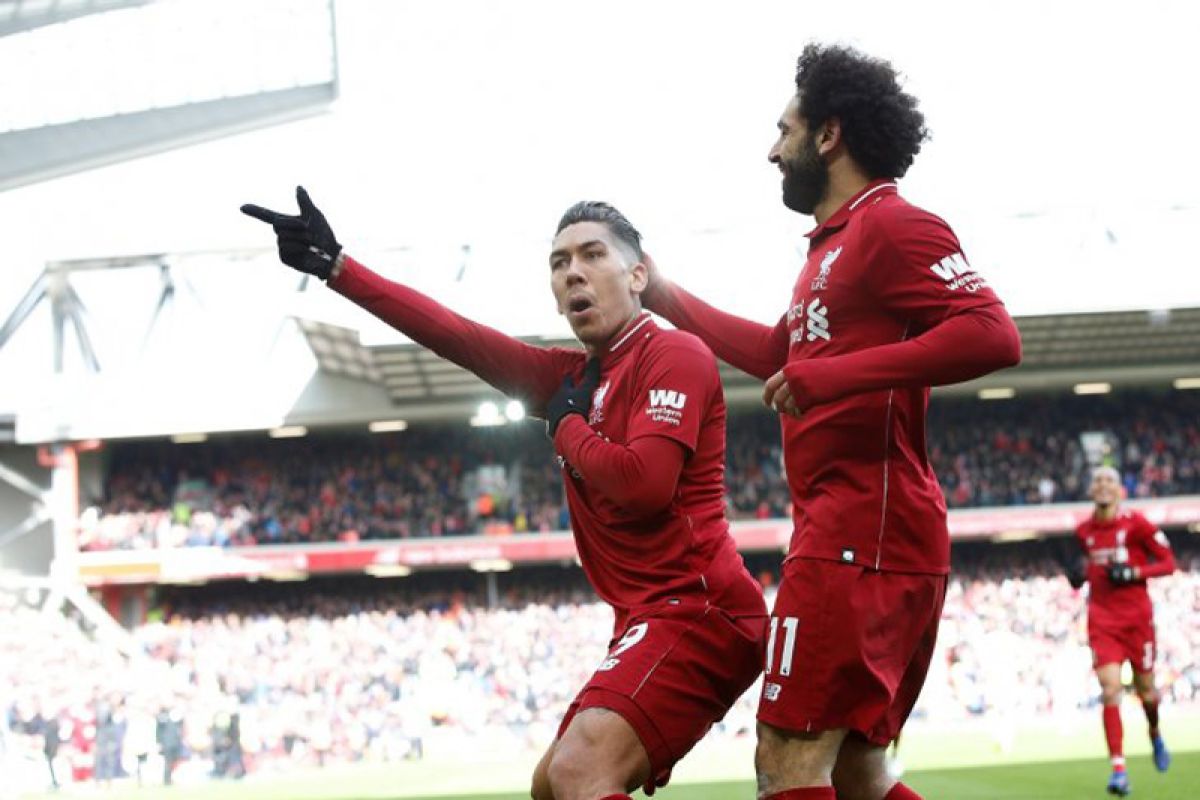 Hasil dan klasemen Liga Inggris pekan ke-30, City dan Liverpool beda satu poin