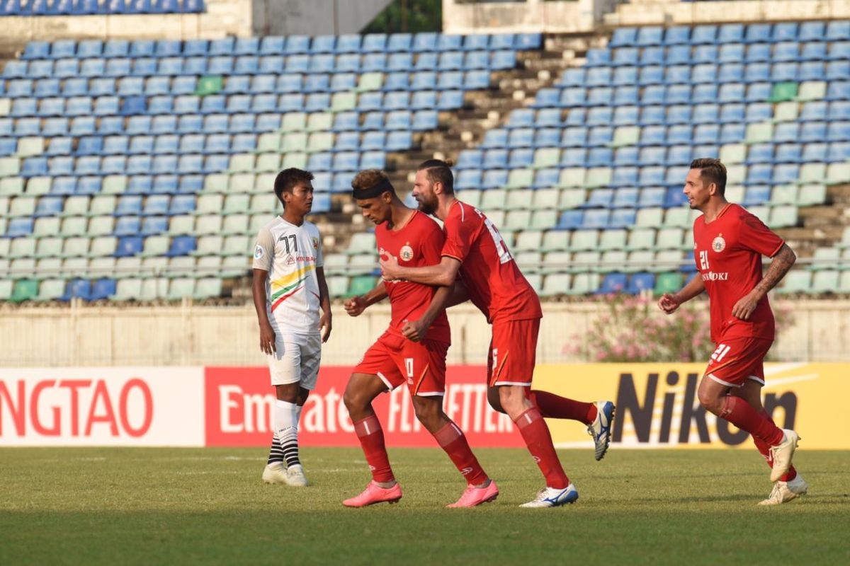 Sempat tertingggal, Persija bangkit tundukkan Shan United 3-1